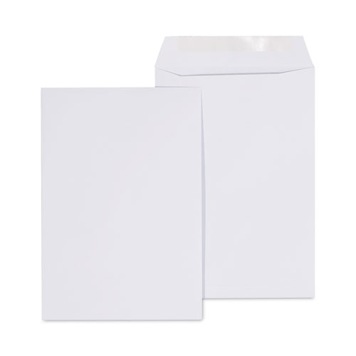 Picture of Catalog Envelope, 24 lb Bond Weight Paper, #1 3/4, Square Flap, Gummed Closure, 6.5 x 9.5, White, 500/Box