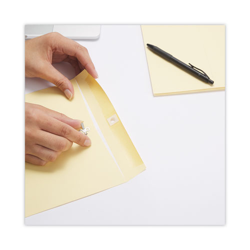 Picture of Kraft Clasp Envelope, #10 1/2, Square Flap, Clasp/Gummed Closure, 9 x 12, Brown Kraft, 100/Box