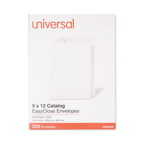 Picture of EasyClose Catalog Envelope, #10 1/2, Square Flap, Self-Adhesive Closure, 9 x 12, White, 250/Box