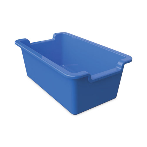 Picture of Deflecto Antimicrobial Kids Rectangle Storage Bin, Blue