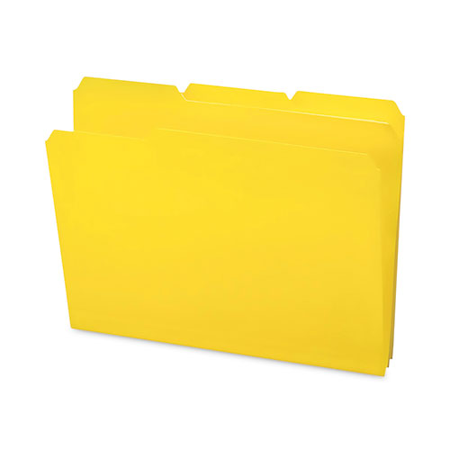 Top+Tab+Poly+Colored+File+Folders%2C+1%2F3-Cut+Tabs%3A+Assorted%2C+Letter+Size%2C+0.75%26quot%3B+Expansion%2C+Yellow%2C+24%2FBox