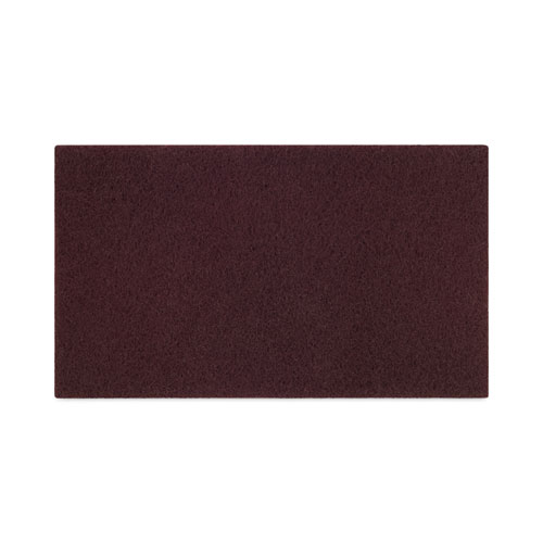 Picture of Deep Scrub Pads, 28 x 14, Maroon, 10/Carton