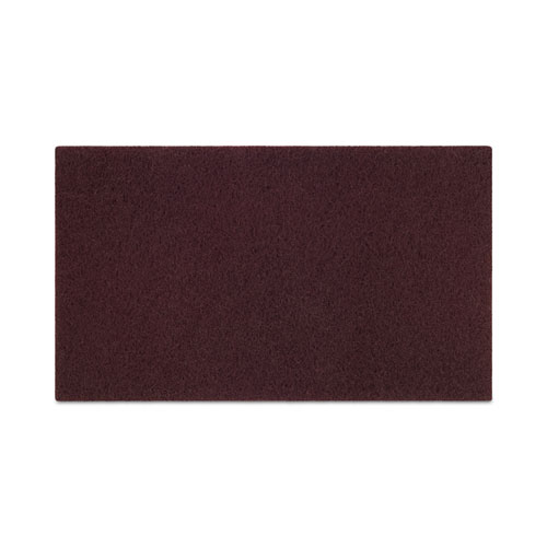 Picture of Deep Scrub Pads, 20 x 14, Maroon, 10/Carton