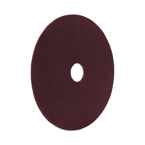 Picture of Deep Scrub Pads, 20" Diameter, Maroon, 10/Carton