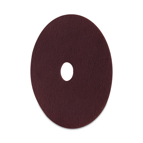 Picture of Deep Scrub Pads, 20" Diameter, Maroon, 10/Carton