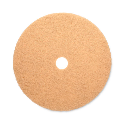 Picture of Burnishing Floor Pads, 27" Diameter, Tan, 5/Carton