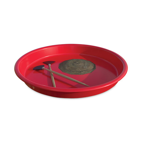 Picture of Little Artist's Antimicrobial Craft Tray, 13" Dia., Red