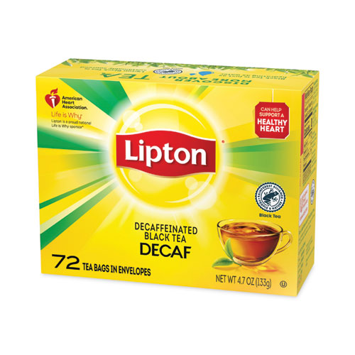 Picture of Tea Bags, Decaffeinated, 72/Box