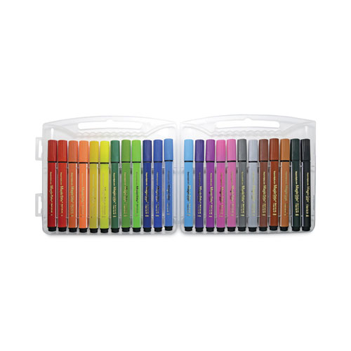 Picture of Magic Stix Markers, Medium Bullet Tip, Assorted Colors, 24/Pack