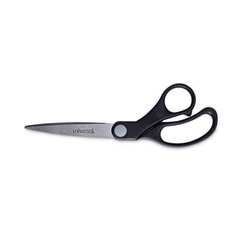 Picture of Stainless Steel Office Scissors, 8.5" Long, 3.75" Cut Length, Black Offset Handle