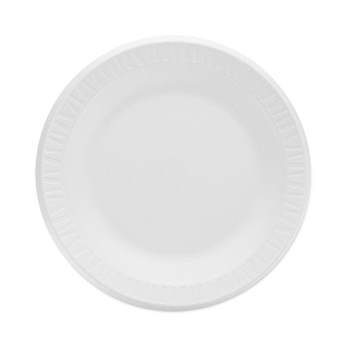 Picture of Concorde Non-Laminated Foam Plate, 10.25" dia, White, 125/Pack, 4 Packs/Carton