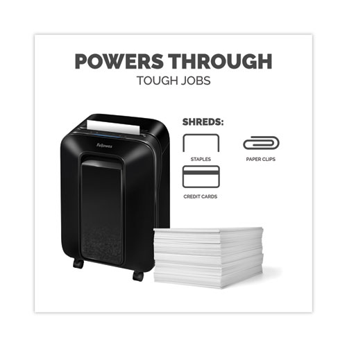 Picture of Powershred LX200 Micro-Cut Shredder, 12 Manual Sheet Capacity, Black