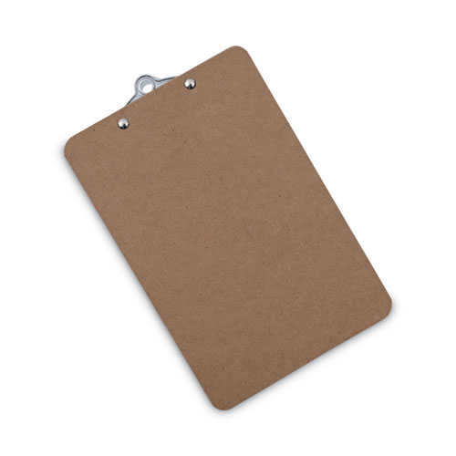 Picture of Hardboard Clipboard, 0.75" Clip Capacity, Holds 5 x 8 Sheets, Brown, 3/Pack