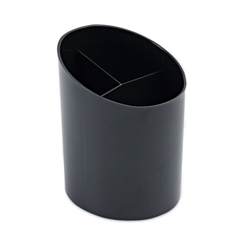 Picture of Recycled Big Pencil Cup, Plastic, 4.38" Diameter x 5.63"h, Black