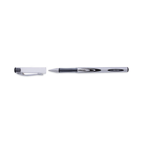 Picture of Gel Pen, Stick, Medium 0.7 mm, Black Ink, Silver/Black Barrel, Dozen