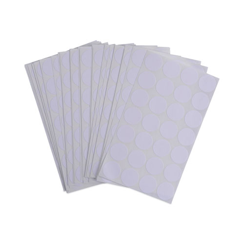 Picture of Self-Adhesive Removable Color-Coding Labels, 0.75" dia, White, 28/Sheet, 36 Sheets/Pack