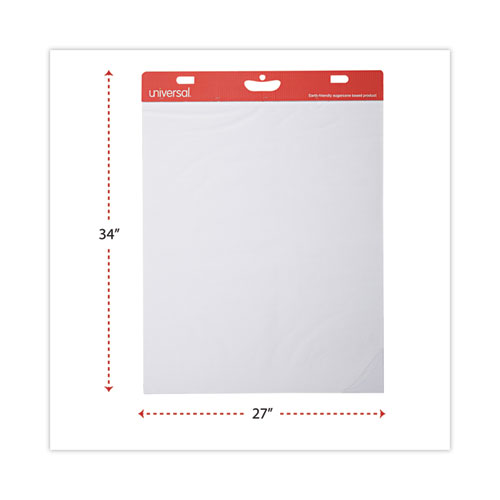 Picture of Renewable Resource Sugarcane Based Easel Pads, Unruled, 27 x 34, White, 50 Sheets, 2/Carton