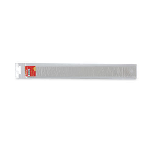 Picture of Stainless Steel Ruler with Cork Back and Hanging Hole, Standard/Metric, 12" Long