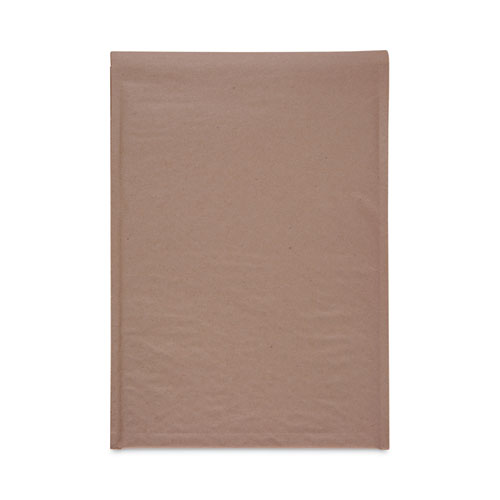 Picture of Natural Self-Seal Cushioned Mailer, #5, Barrier Bubble Air Cell Cushion, Self-Adhesive Closure, 10.5 x 16, Kraft, 80/Carton