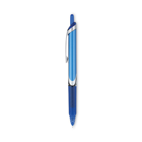 Picture of Precise V5RT Roller Ball Pen, Retractable, Extra-Fine 0.5 mm, Blue Ink, Blue Barrel