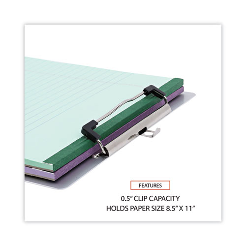 Picture of Aluminum Clipboard with Low Profile Clip, 0.5" Clip Capacity, Holds 8.5 x 11 Sheets, Aluminum