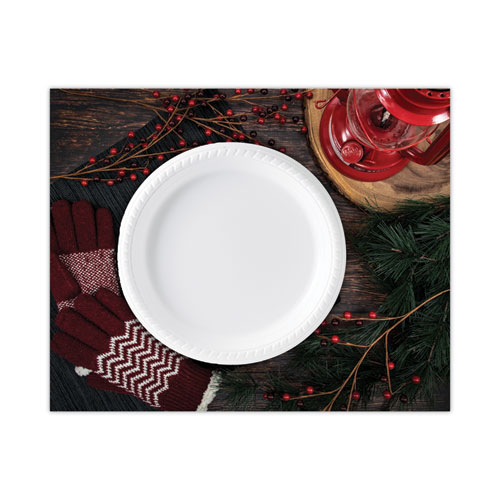 Picture of Bare Eco-Forward Clay-Coated Paper Dinnerware, ProPlanet Seal, Plate, 6" dia, White, 1,000/Carton