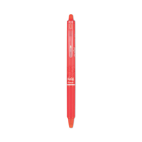 Picture of FriXion Clicker Erasable Gel Pen, Retractable, Fine 0.7 mm, Red Ink, Red Barrel