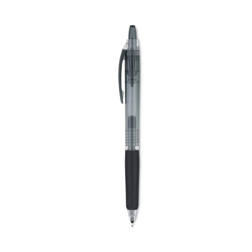 Picture of Precise Gel BeGreen Gel Pen, Retractable, Fine 0.7 mm, Black Ink, Smoke Barrel, Dozen