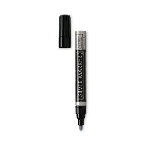 Picture of Creative Art and Crafts Marker, Medium Brush Tip, Silver