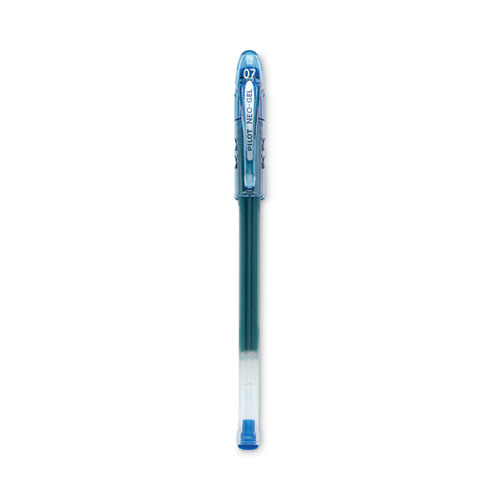 Picture of Neo-Gel Gel Pen, Stick, Fine 0.7 mm, Blue Ink, Translucent Blue Barrel, Dozen