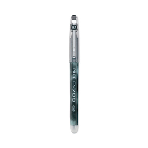 Picture of Precise P-700 Gel Pen, Stick, Fine 0.7 mm, Black Ink, Black Barrel, Dozen