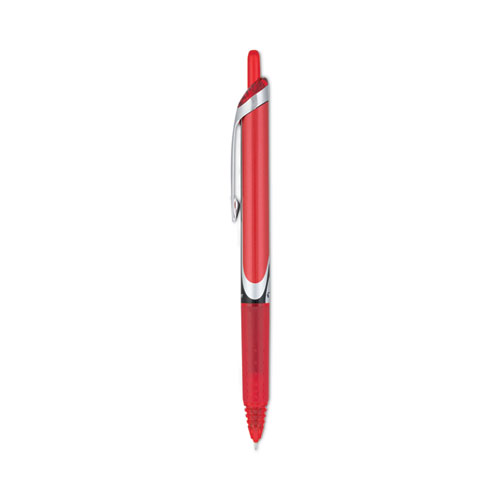 Picture of Precise V5RT Roller Ball Pen, Retractable, Extra-Fine 0.5 mm, Red Ink, Red Barrel