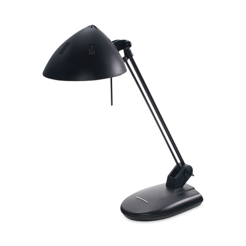 Picture of High-Output Three-Level Halogen Desk Lamp, 6.75w x 9d x 20.25h, Matte Black