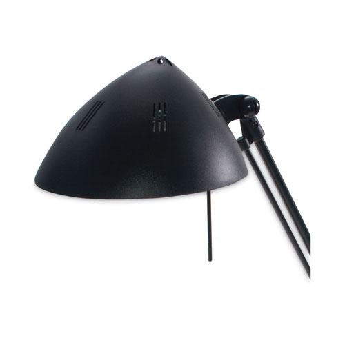 Picture of High-Output Three-Level Halogen Desk Lamp, 6.75w x 9d x 20.25h, Matte Black