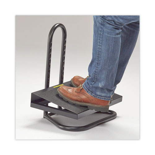 Picture of Task Master Adjustable Height Footrest, 20w x 12d x 5.5 to 15h, Black