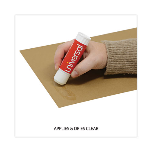 Picture of Glue Stick, 1.3 oz, Applies and Dries Clear, 12/Pack