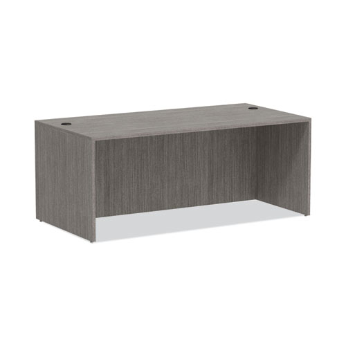 Picture of Alera Valencia Series Straight Front Desk Shell, 71" x 35.5" x 29.63", Gray