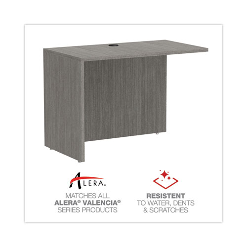 Picture of Alera Valencia Series Reversible Return/Bridge Shell, 42w x 23.63d x 29.5h, Gray