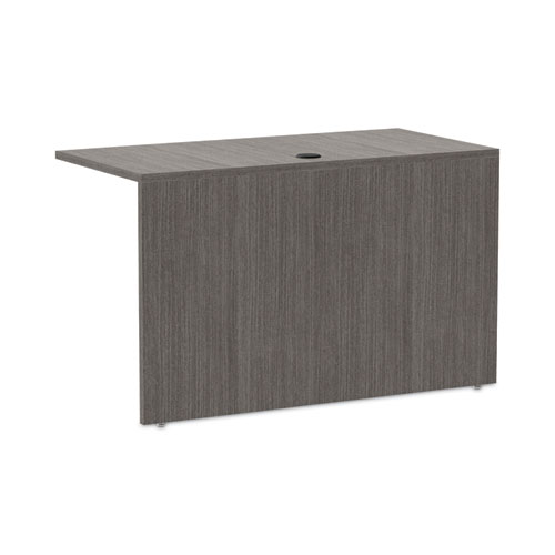 Picture of Alera Valencia Series Reversible Return/Bridge Shell, 47.25w x 23.63d x 29.5h, Gray