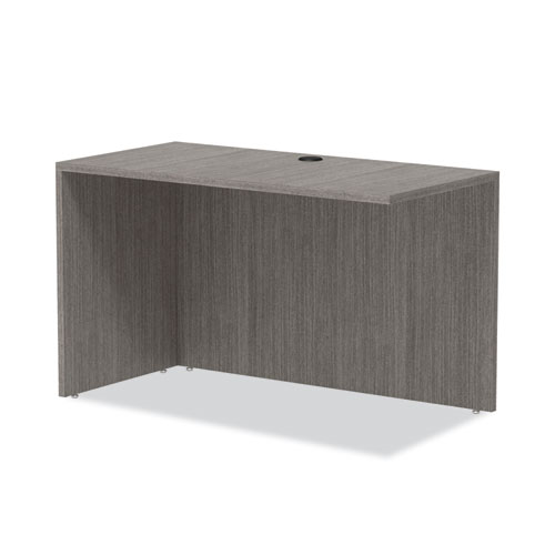 Picture of Alera Valencia Series Reversible Return/Bridge Shell, 47.25w x 23.63d x 29.5h, Gray