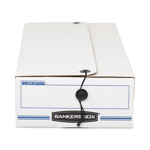 Picture of LIBERTY Check and Form Boxes, 9.25" x 23.75" x 4.25", White/Blue, 12/Carton