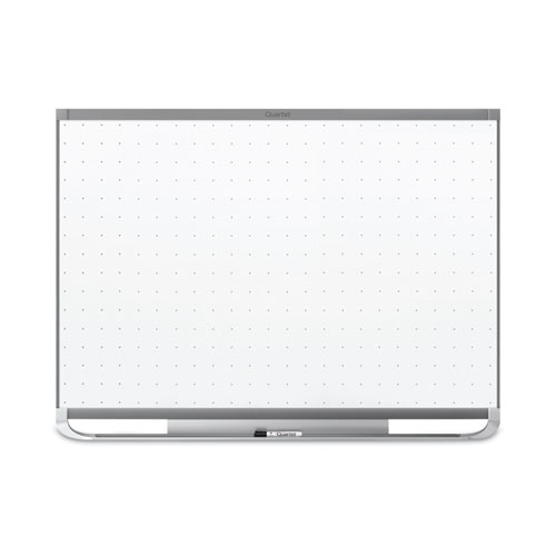 Picture of Prestige 2 Magnetic Total Erase Whiteboard, 72 x 48, White Surface, Graphite Aluminum/Plastic Frame