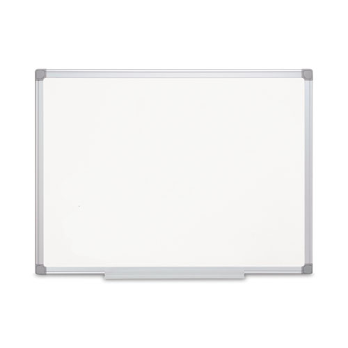 Earth+Silver+Easy-Clean+Dry+Erase+Board%2C+48+x+36%2C+White+Surface%2C+Silver+Aluminum+Frame