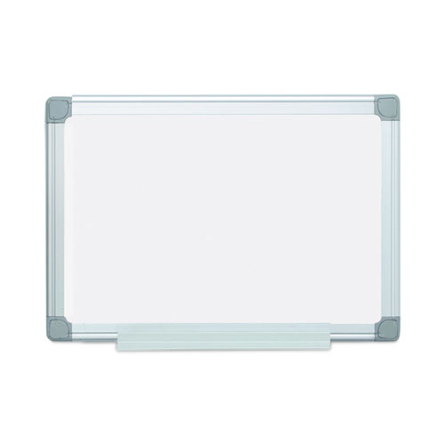 Earth+Silver+Easy-Clean+Dry+Erase+Board%2C+Reversible%2C+24+x+18%2C+White+Surface%2C+Silver+Aluminum+Frame