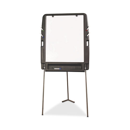 Ingenuity+Portable+Flipchart+Easel+with+Dry+Erase+Surface%2C+35%26quot%3B+x+30%26quot%3B%2C+White+Surface%2C+Charcoal+Gray+Polyethylene+Frame