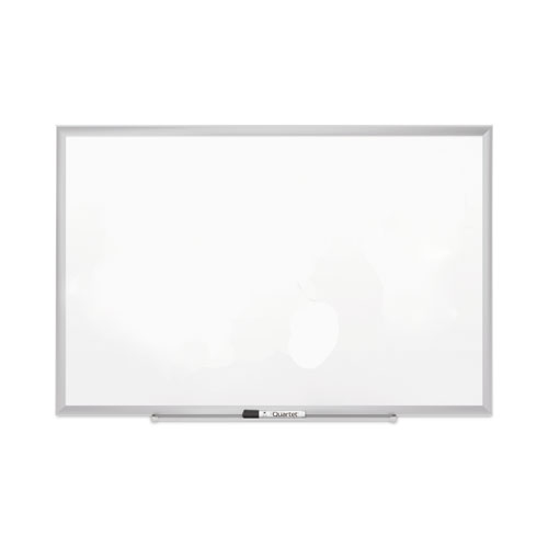 Classic+Series+Porcelain+Magnetic+Dry+Erase+Board%2C+36+x+24%2C+White+Surface%2C+Silver+Aluminum+Frame
