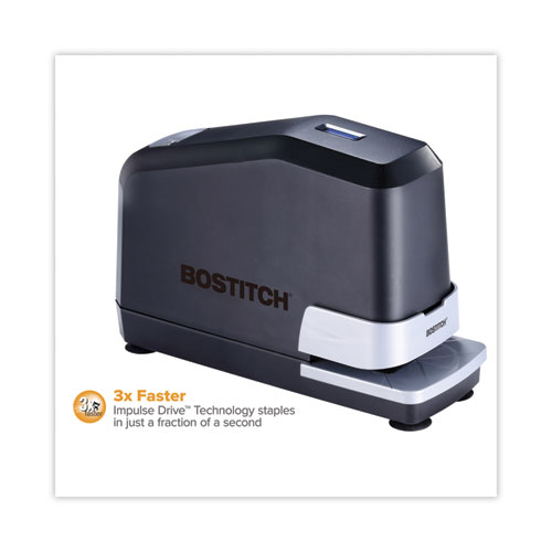 Picture of B8 Impulse 45 Electric Stapler, 45-Sheet Capacity, Black