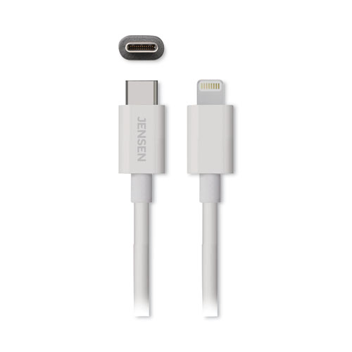 Picture of USB-C to Lightning Cable, 3 ft, White