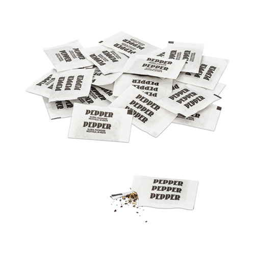 Picture of Pepper Packets, 0.1 g Packet, 3,000/Carton