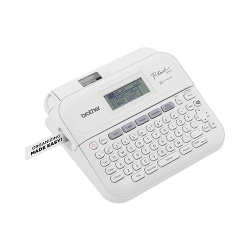 Picture of P-Touch PT-D410 Advanced Connected Label Maker, 20 mm/s, 8.9 x 3.9 x 12.3